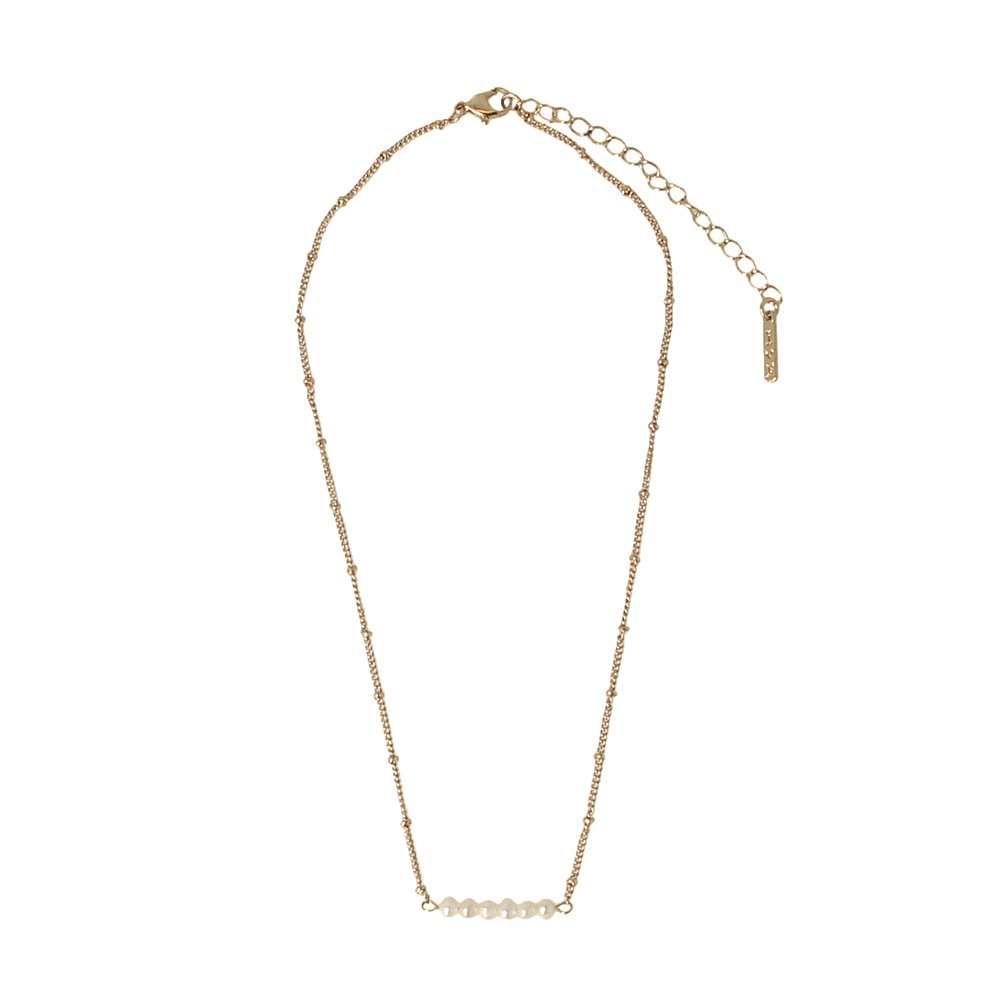 Subtle Shimmer Necklace - Pearls