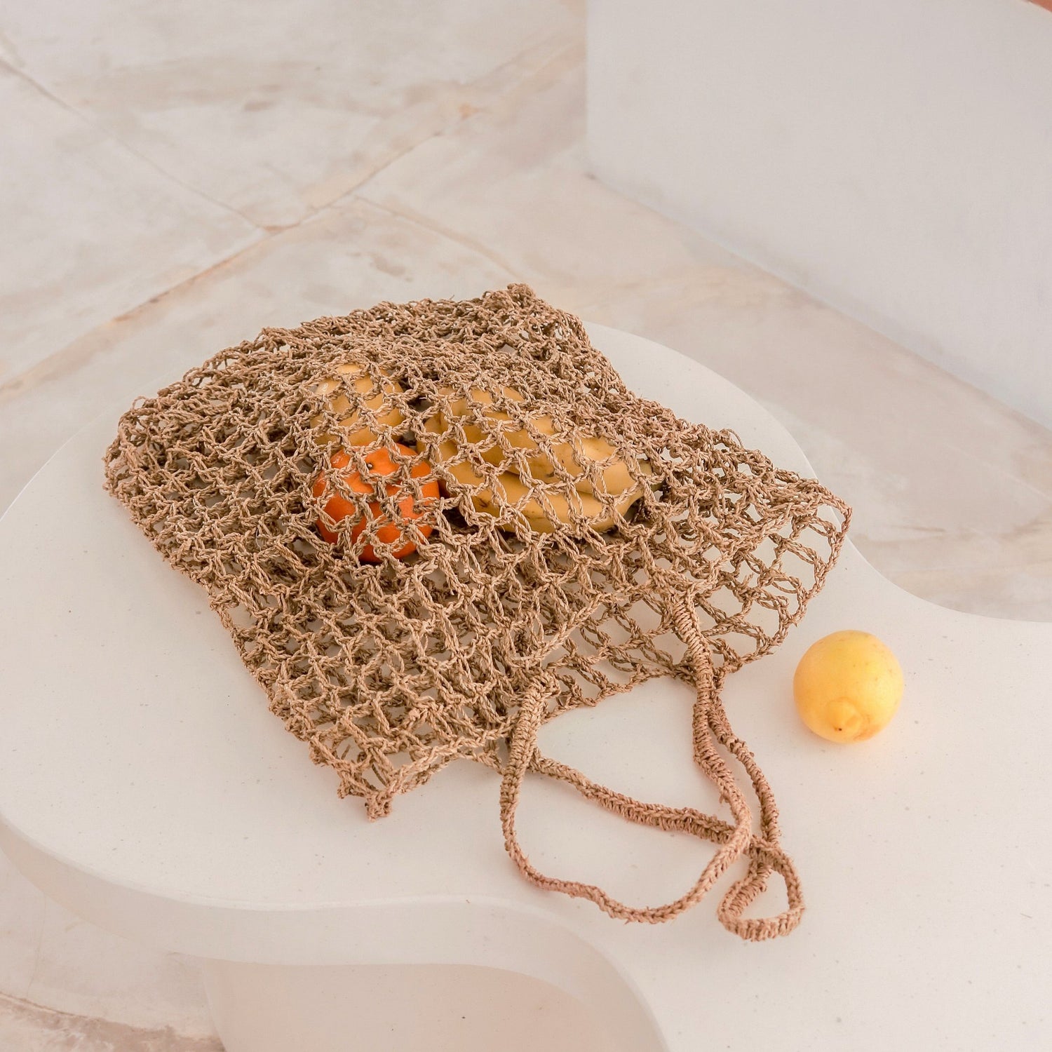 Raffia String Bag | Handwoven Reusable Grocery Bag CANANG