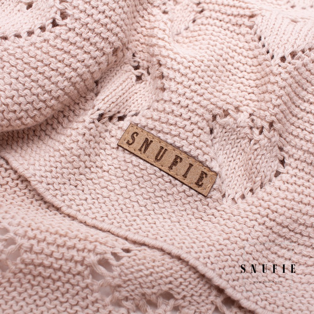 Baby Blanket | Knitted LOVE | Beige