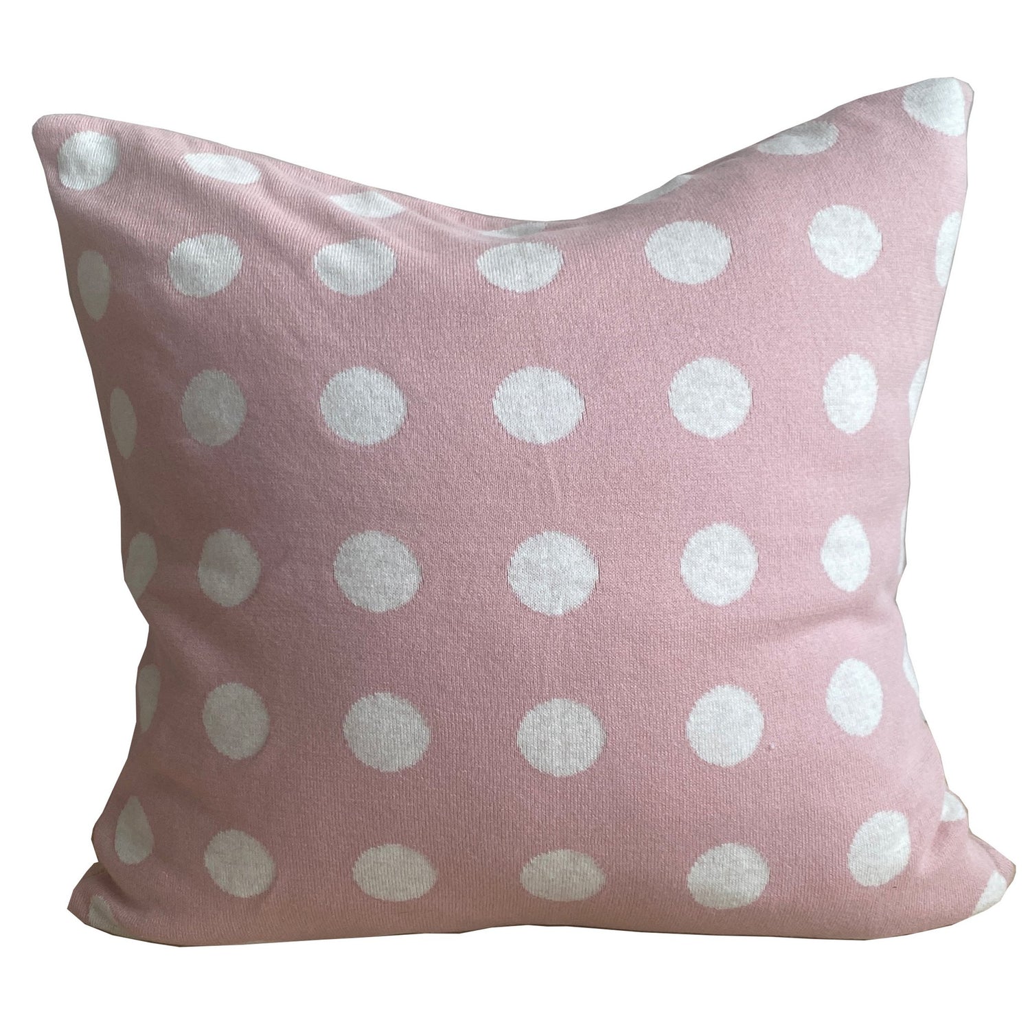 Astrid pillow-cover pink, soft cotton knit