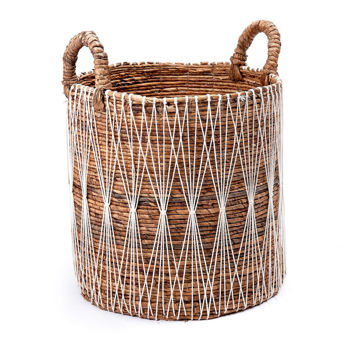 Boho Laundry Basket | Plant Basket | Storage Basket MANDURO made of Banana Fibre (3 sizes)