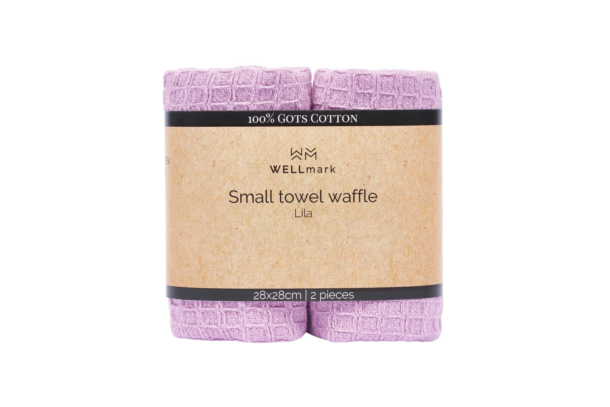 Small waffle dishcloth - lilac 2 pcs