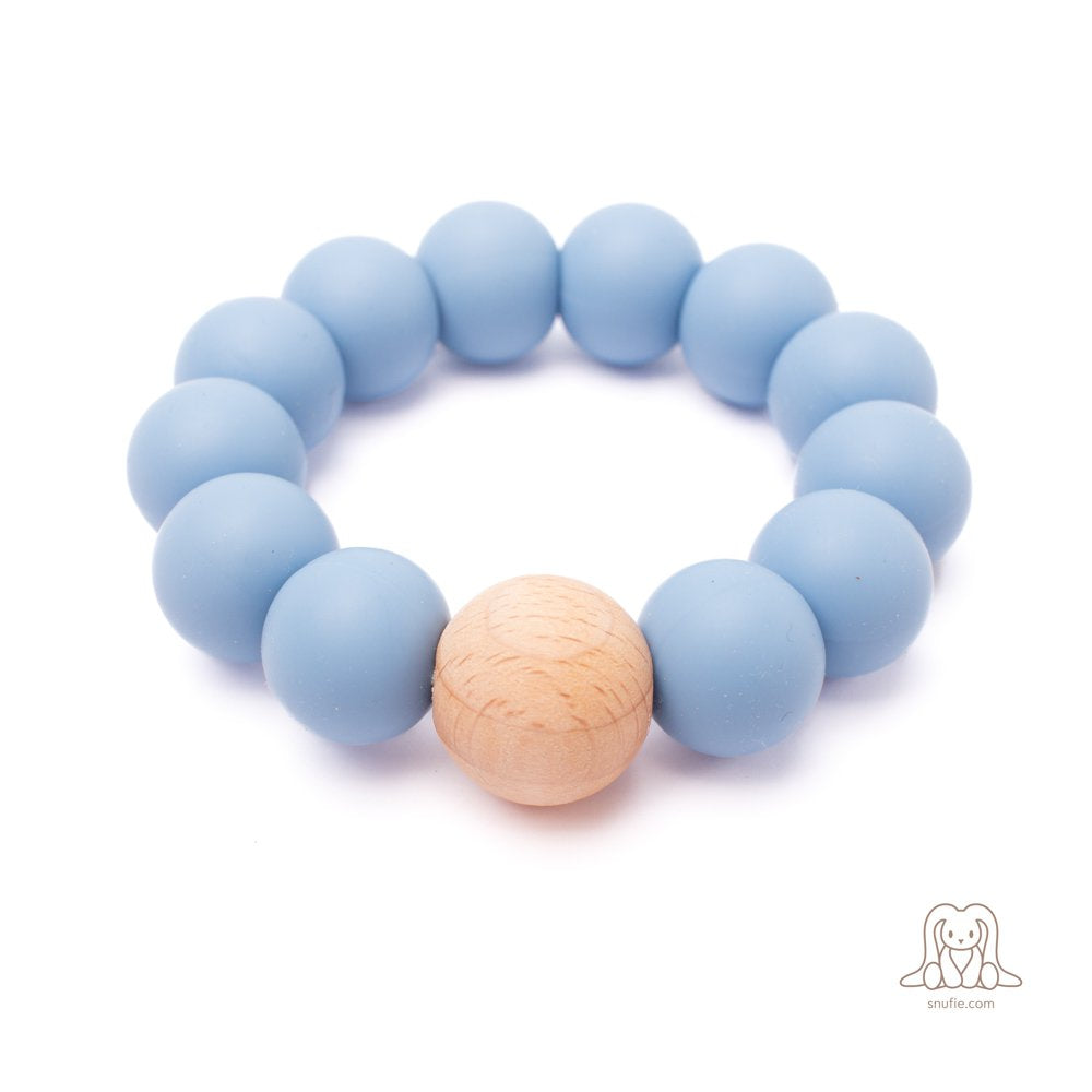 Baby Silicone Teether | BEADS Baby Blue