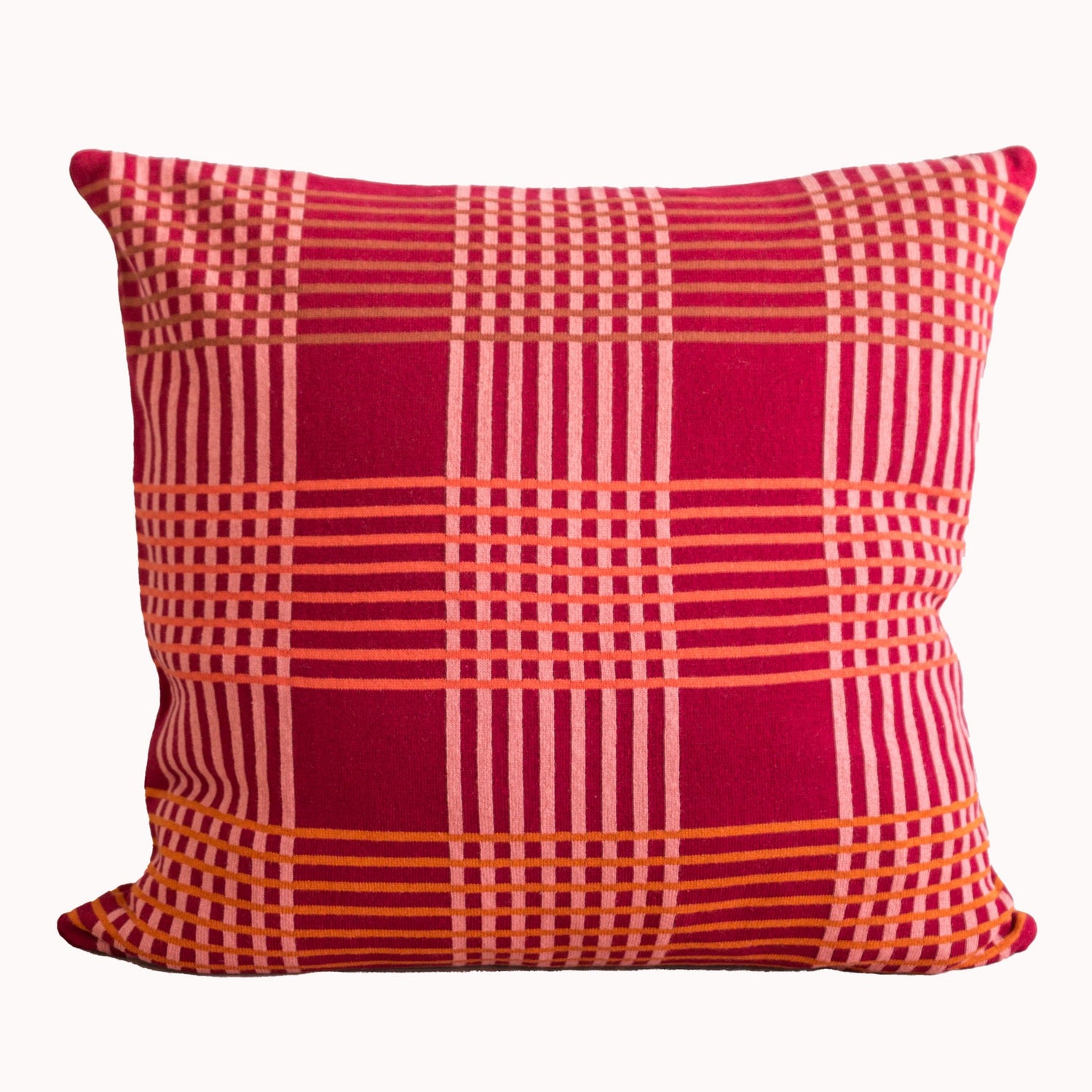 Ruth pillow-cover red, soft cotton knit