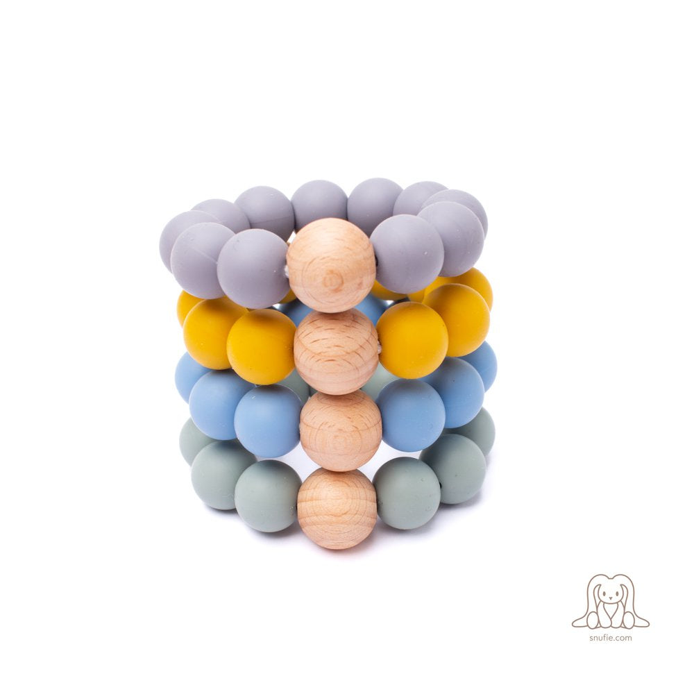 Baby Silicone Teether | BEADS Oker