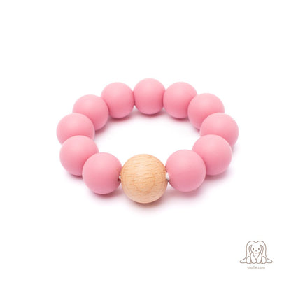 Baby Silicone Teether | BEADS Blush