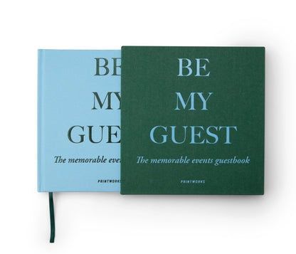 Printworks Guest Book - Green/Blue