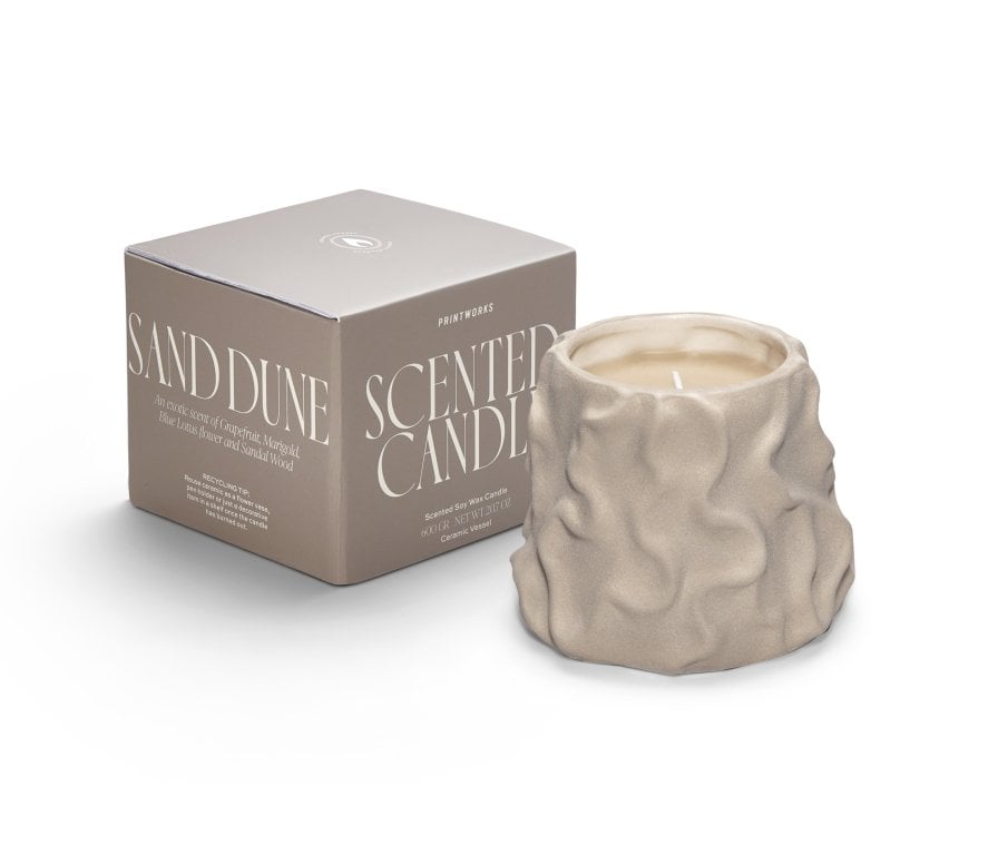 Printworks Scented candle - Sand